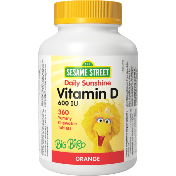 Sesame Street® Vitamin D3 600 IU Chewables